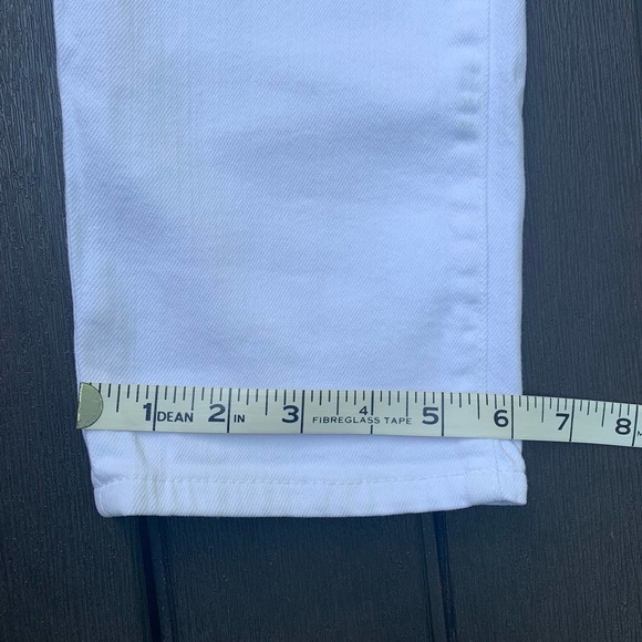 AG The Prima Cigarette Leg White Jeans Womens Ankle 29R $210 - Picture 9 of 12
